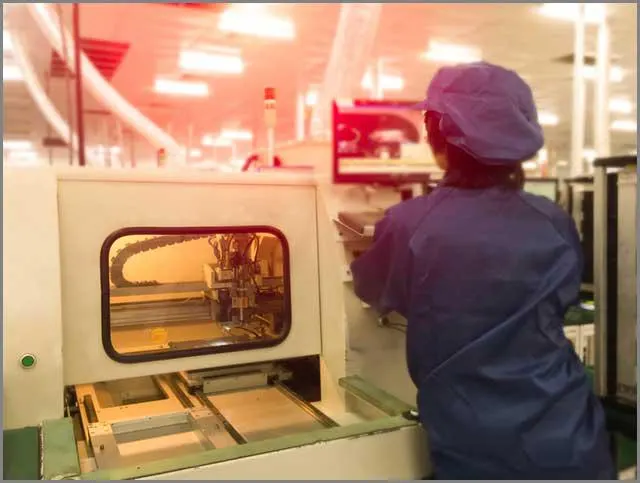 (producent obwodów drukowanych ustawia automatyczną frezarkę PCB)