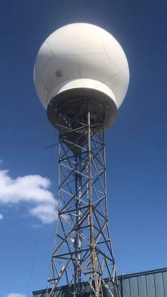 Radar dopplerowski na międzynarodowym lotnisku w Huntsville