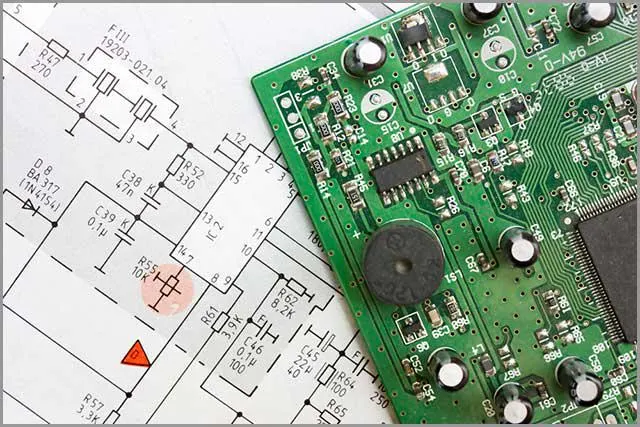 (Schemat projektu PCB)
