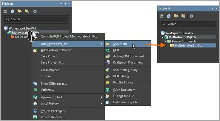 Samouczek Altium Designer Krok 1