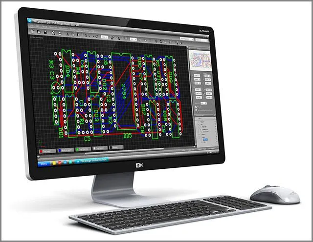 (Przykład oprogramowania PCB przy użyciu)